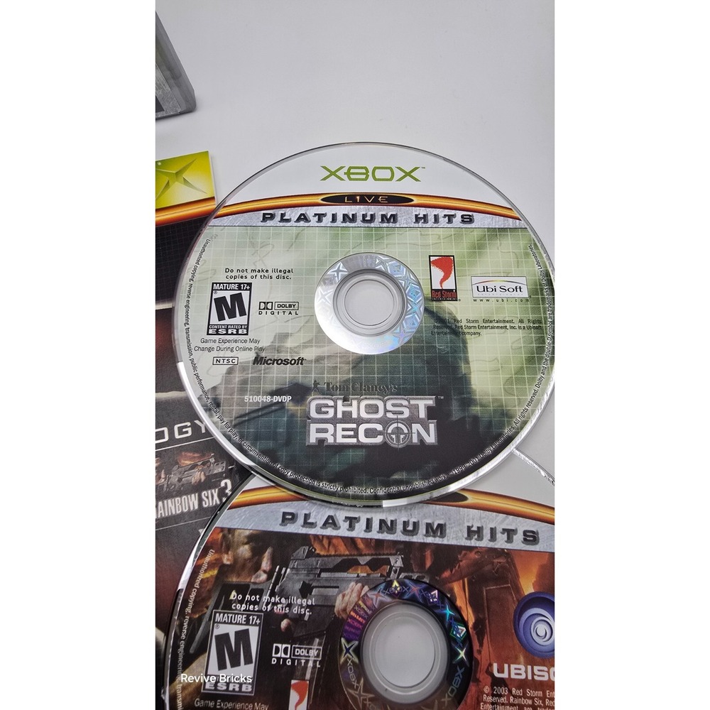 Tom Clancy's Classic Trilogy (Microsoft Xbox, 2004) CIB Complete Tested Working - Picture 5 of 11